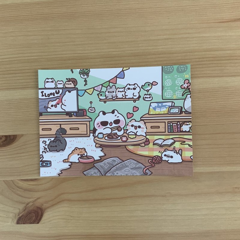 【新款到货】坏喵与毛喵 - 明信片套组 / 选 5 张 / 疗愈 可爱 猫 - 卡片/明信片 - 纸 