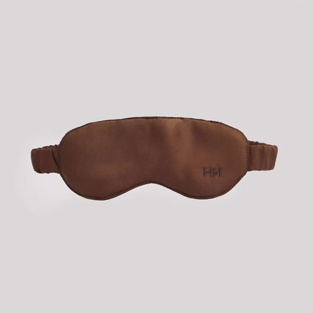旅人漂流者专用全丝大地咖啡色眼罩TRAVELER EYE MASK - 眼罩 - 丝．绢 