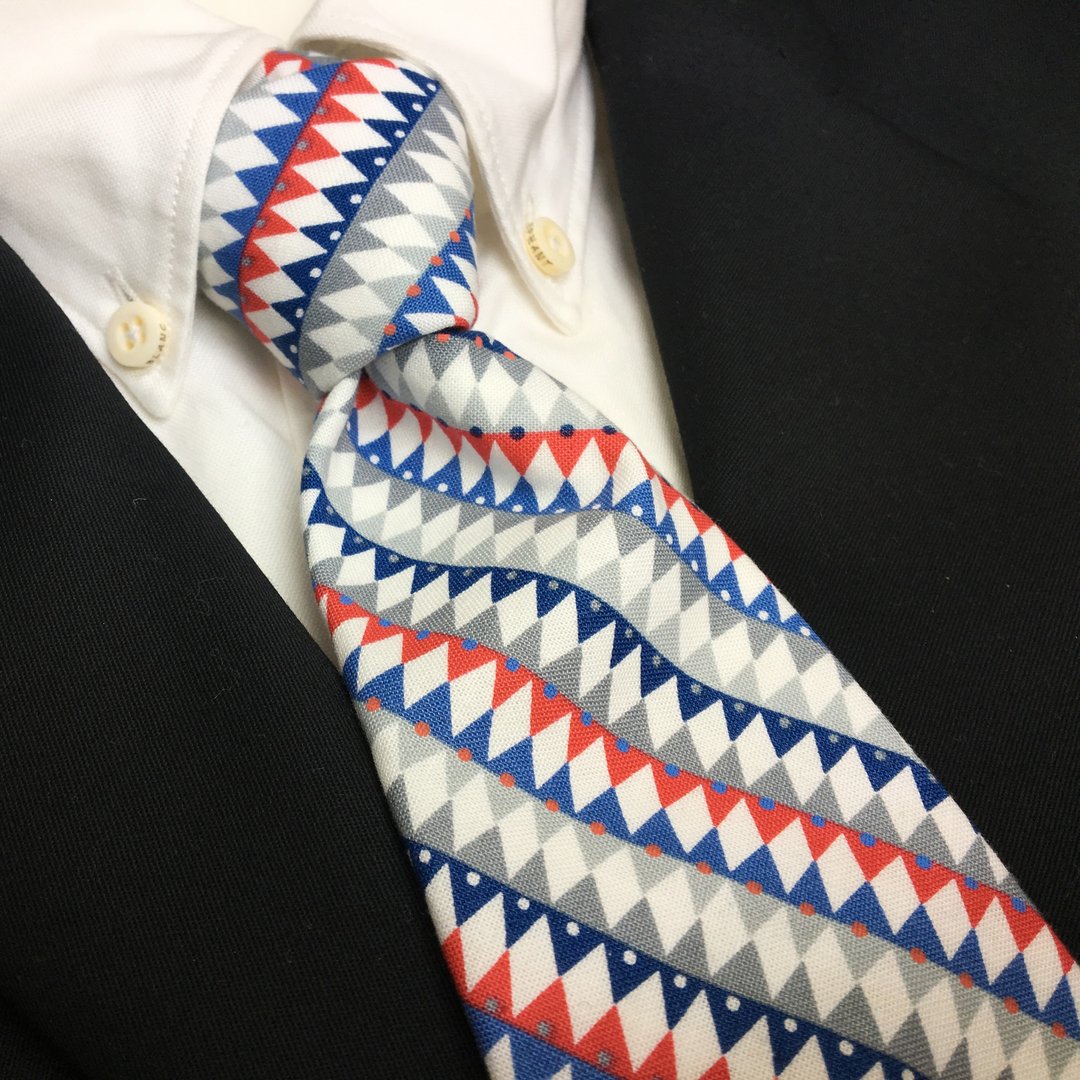 Nordic tie necktie - 领带/领带夹 - 棉 红色
