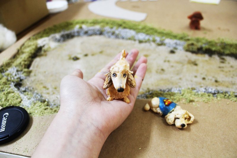 定制化宠物公仔－5至7厘米 - 其他 - 粘土 