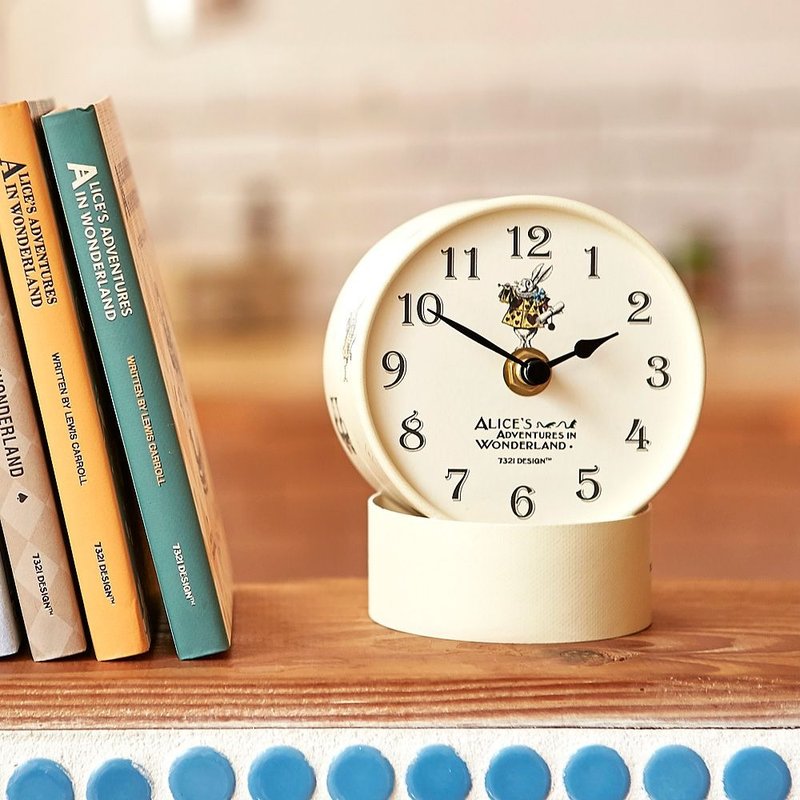 7321Design-经典童话DIY趣味纸钟-爱丽丝,7321-84584 - 时钟/闹钟 - 纸 黄色