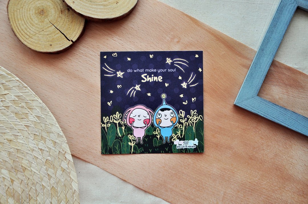 明信片 Do What Make Your Soul Shine - 卡片/明信片 - 纸 多色