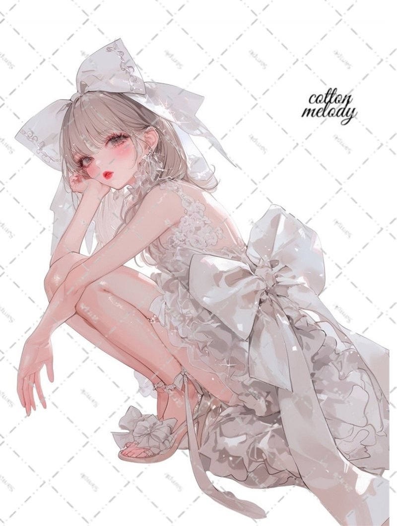 原创贴纸 no.6227 人物贴纸 原创贴纸 人物贴纸 女孩贴纸 原创人物贴纸 - 贴纸 - 纸 