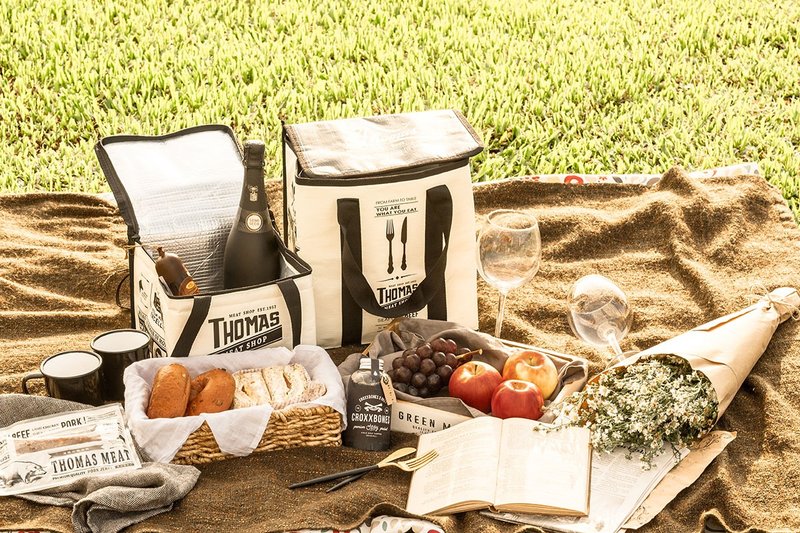 【双11独家优惠&包邮】汤玛仕复古时尚保冷袋3入组(大x2+Mini x1) - 便当盒/饭盒 - 其他材质 黑色