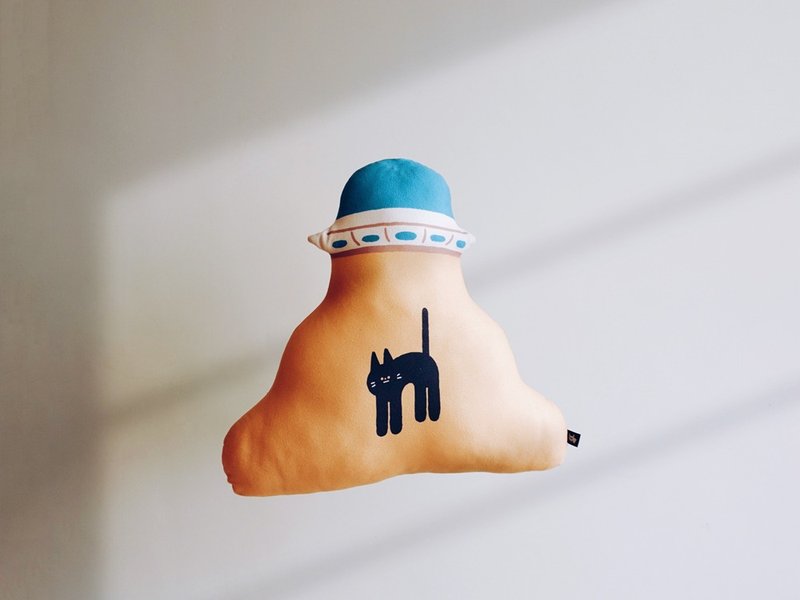 Furry Zoo抱枕 靠枕 - 喵星人 - 枕头/抱枕 - 聚酯纤维 黄色