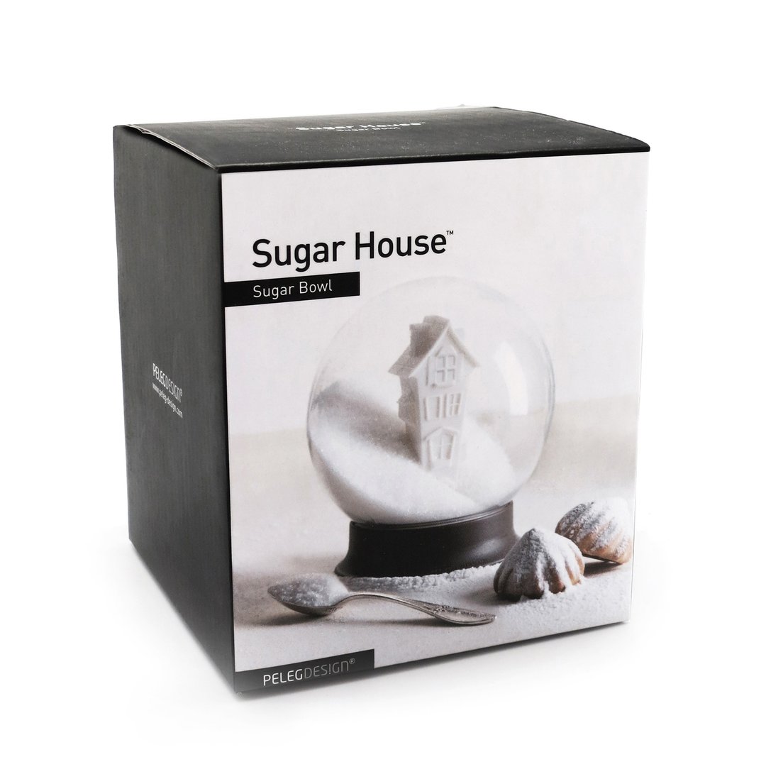 【PELEG-DESIGN】 Sugar House 梦幻吹雪糖罐 - 调味罐/酱料瓶 - 塑料 白色