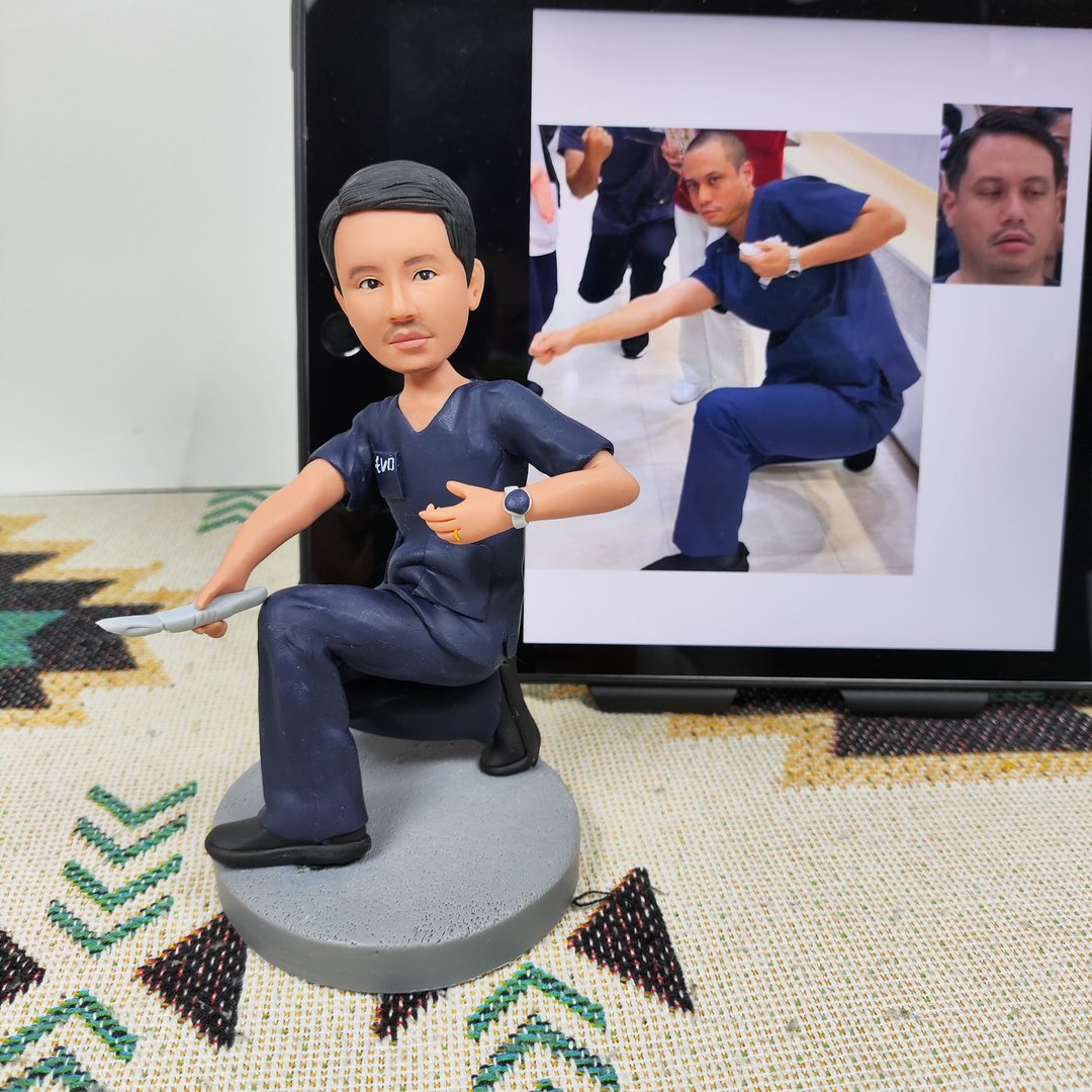 客制化人物公仔 人偶 3D人像画 似颜绘 肖像 定制 生日 纪念 礼物 - 玩偶/公仔 - 粘土 多色
