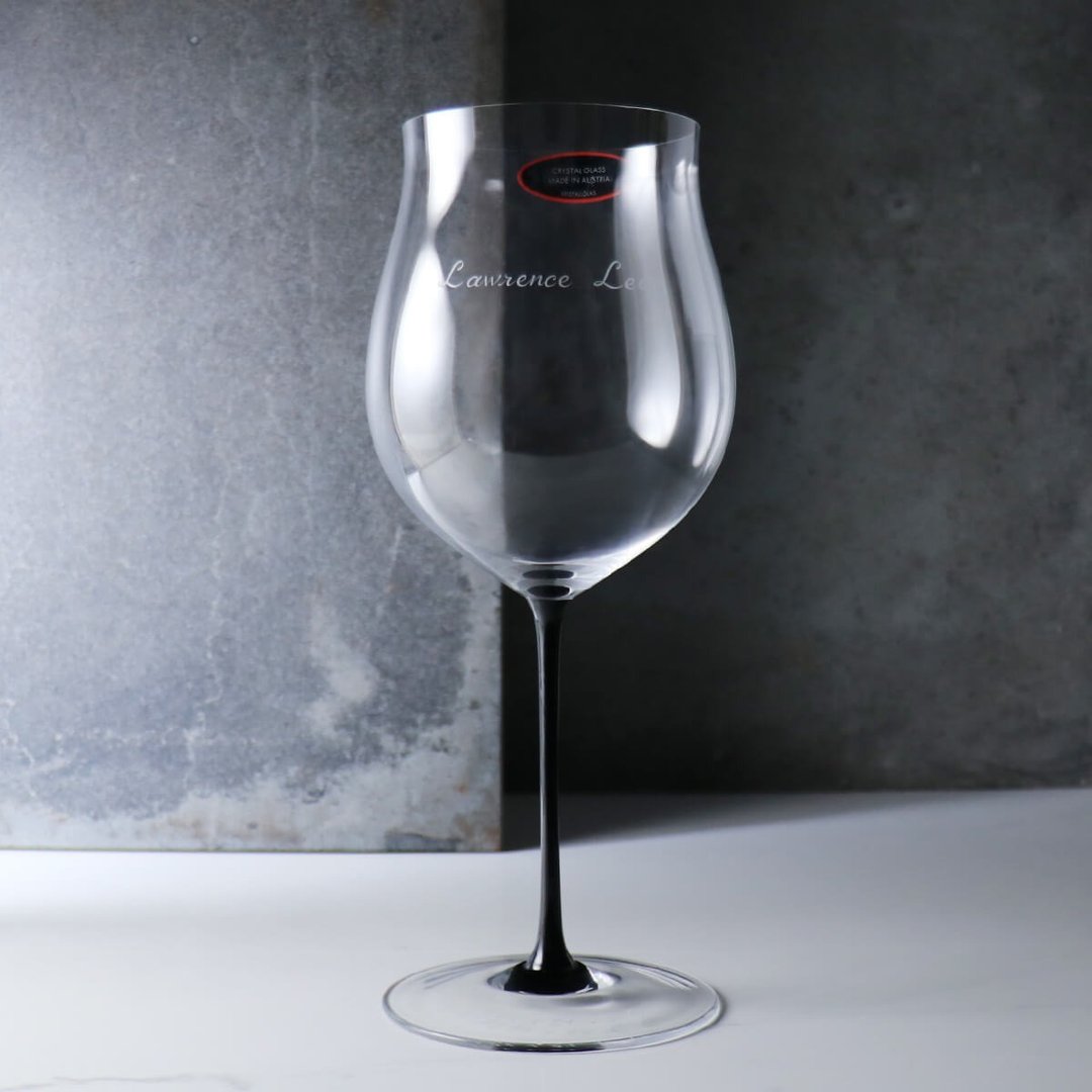 1050cc【奥地利 Riedel 黑梗系列】Sommeliers Black Tie 手工杯 - 酒杯/酒器 - 玻璃 灰色