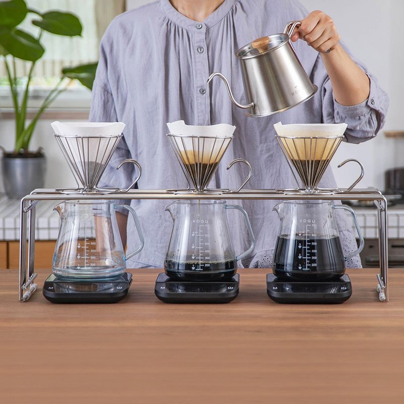 日本下村KOGU 日制18-8不锈钢手冲架(最多用5个滤杯) - 咖啡壶/周边 - 不锈钢 银色