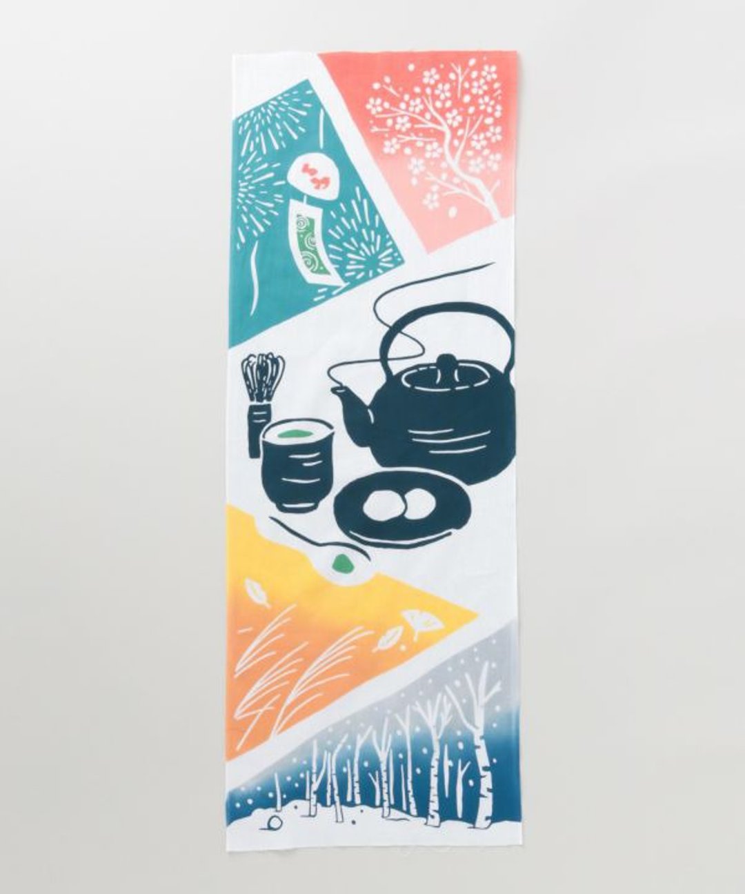 TENUGUI Towel - Four Seaons and Tea - 毛巾浴巾 - 其他材质 