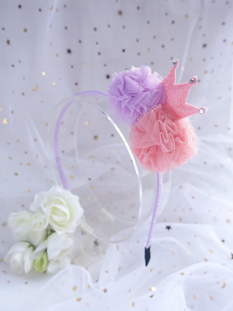 儿童头饰。可爱小公主皇冠头箍 handmade Headband - 发饰 - 其他材质 
