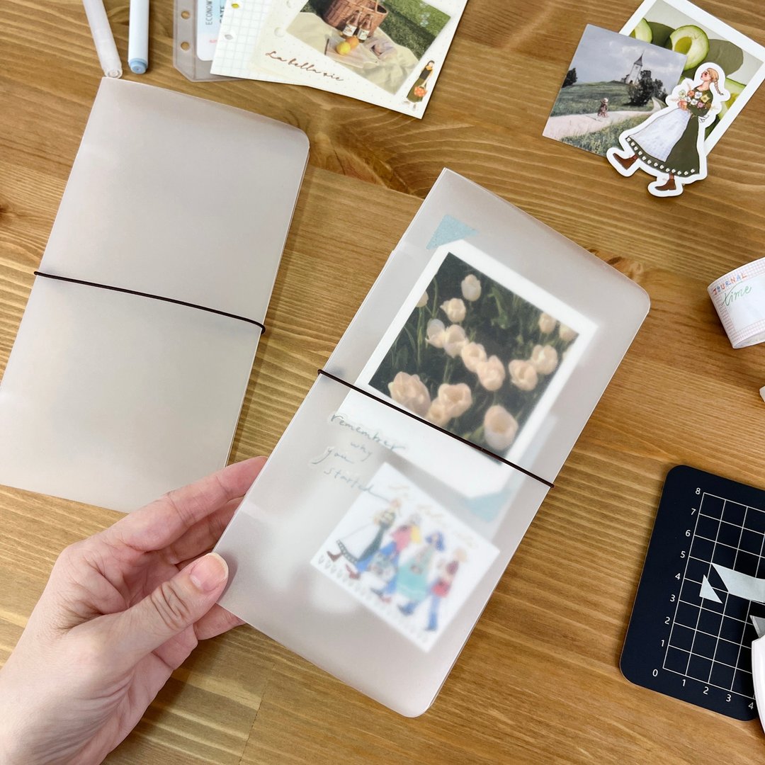 iMAT白手帐本_Sentoru A6手帐6孔内页纸 自组免零件 原型环保材料 - 笔记本/手帐 - 塑料 透明