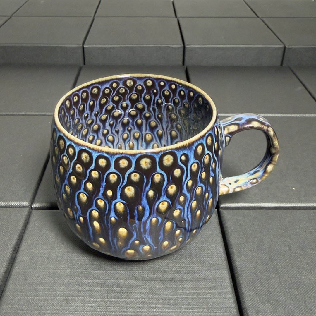 No.5 / 孔雀系列 Peacock / 咖啡杯 270ml - 茶具/茶杯 - 瓷 多色