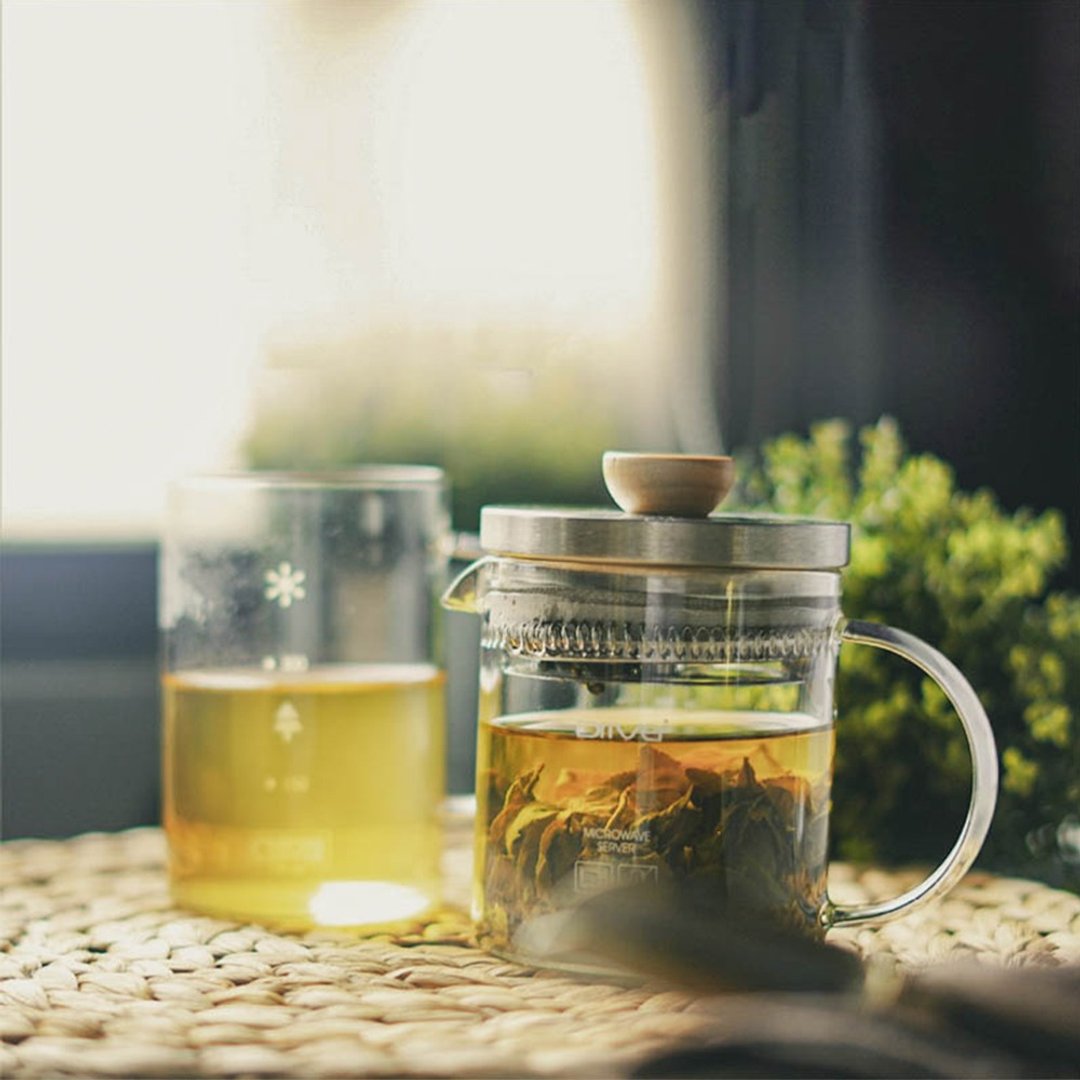 高 CP 值茶壶茶杯、适用各式茶饮丨 Driver 独享冷热两用泡茶壶组 - 茶具/茶杯 - 玻璃 橘色
