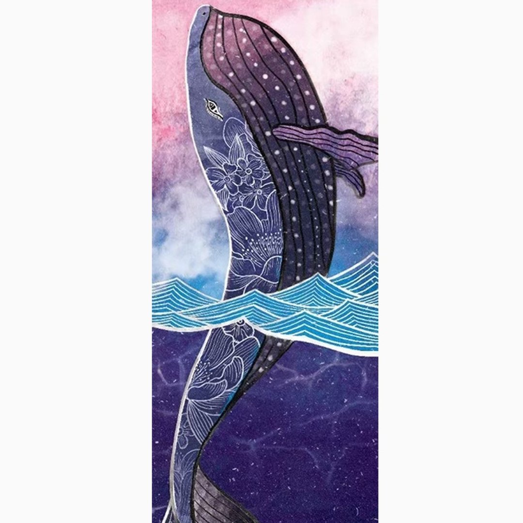 MIRACLE 墨瑞革│瑜珈铺巾 蓝鲸大海情 The Heart of Ocean Whale - 运动/健身用品 - 聚酯纤维 