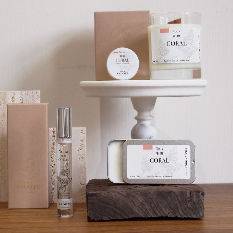 No.12 珊瑚 Coral 系列全品项 - Take a Snooze 眯一下 - 香水/香膏 - 精油 粉红色