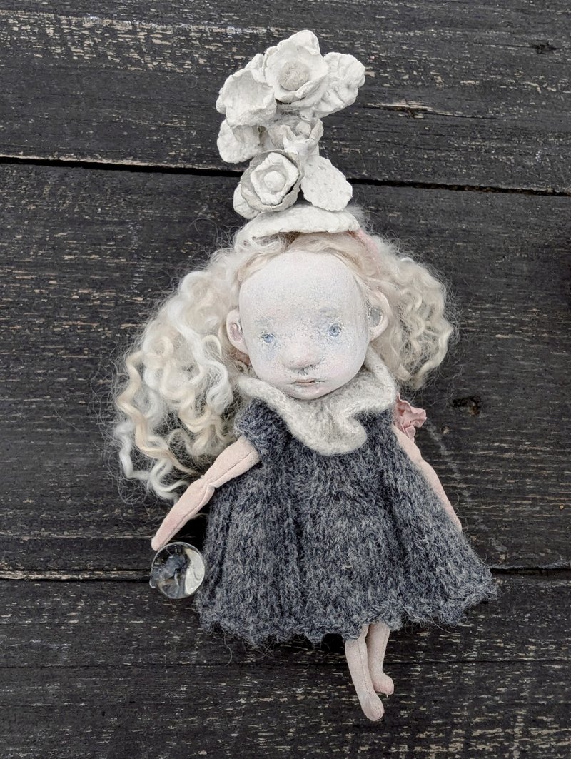 北方儿童手工娃娃为您的家增添北欧魔力 - 玩偶/公仔 - 环保材料 灰色