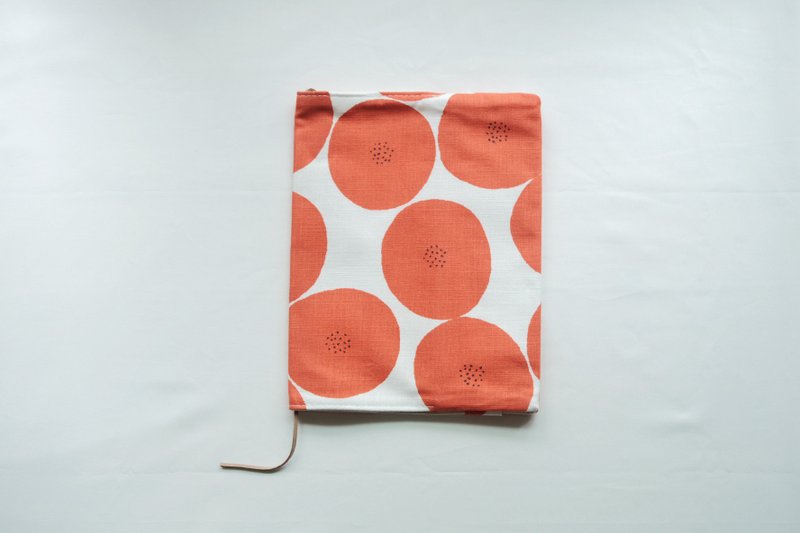 书套【名古屋系列 昭和 しょうわ】 - 书衣/书套 - 棉．麻 橘色