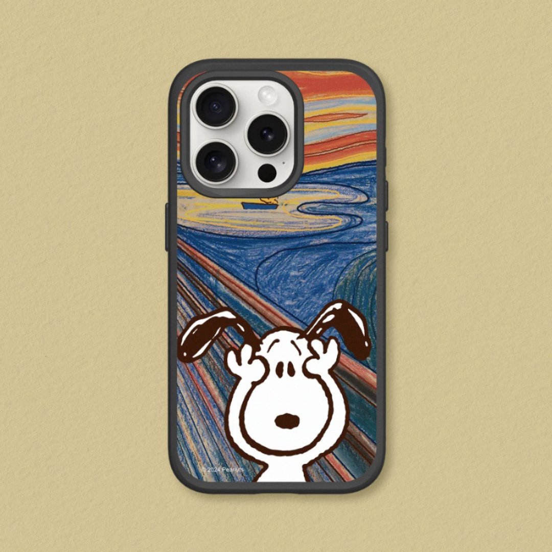 SolidSuit手机壳∣史努比X顶尖艺术大师/呐喊-2 for iPhone - 手机壳/手机套 - 塑料 多色