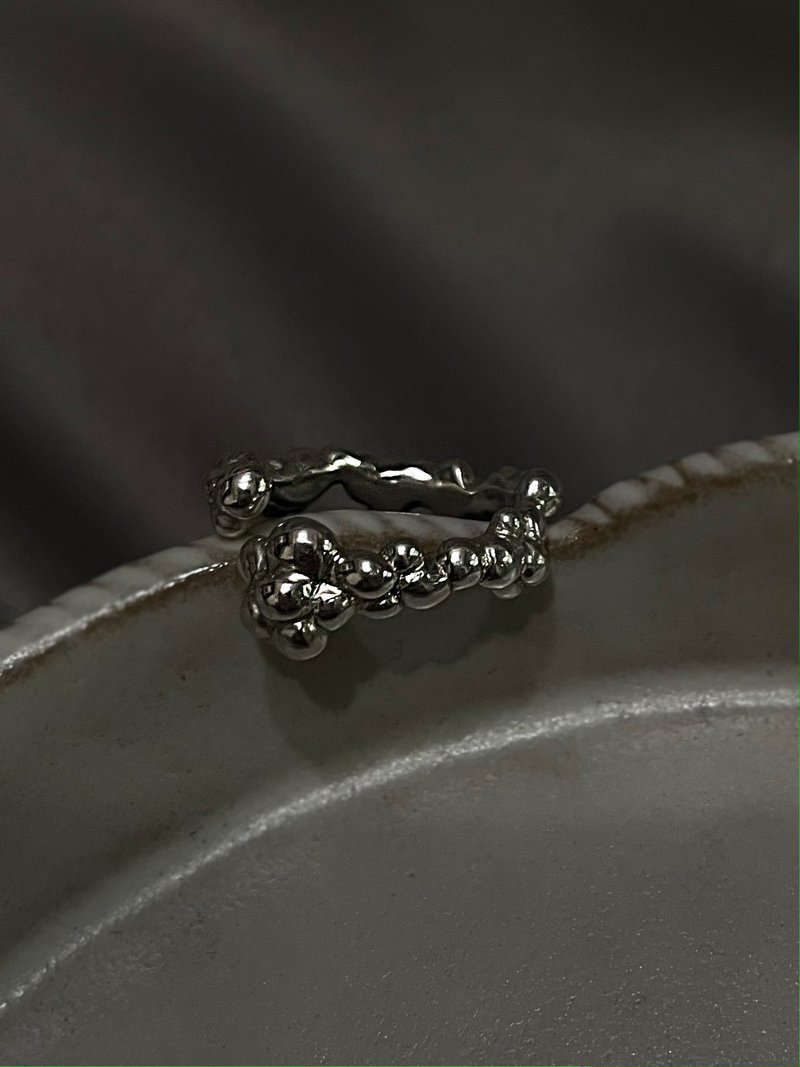 夜间独白 - 戒指 - 纯银 