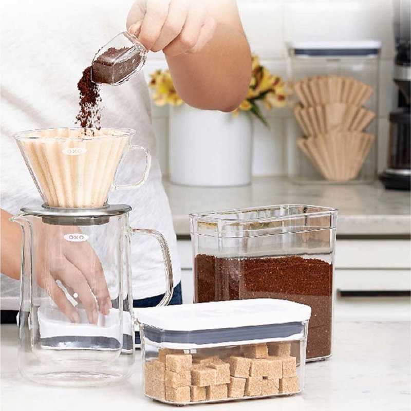 细长方按压保鲜盒两件组-多款 - 便当盒/饭盒 - 其他材质 白色