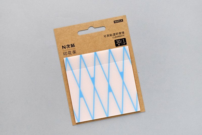 印花乐 x N次贴 透明便条/铁花窗1号 - 便条纸/标签贴 - 塑料 