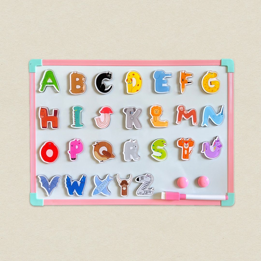 新品 / 压克力磁铁 / 咚东牌英文字母 / 共26枚 - 冰箱贴/磁贴 - 压克力 多色