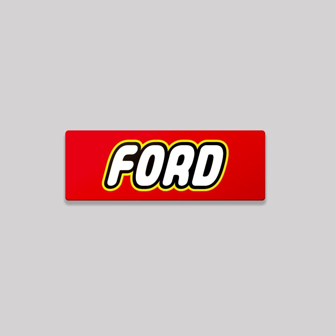 FORD/TOY/铝牌饰贴 SunBrother孙氏兄弟 - 贴纸 - 铝合金 红色
