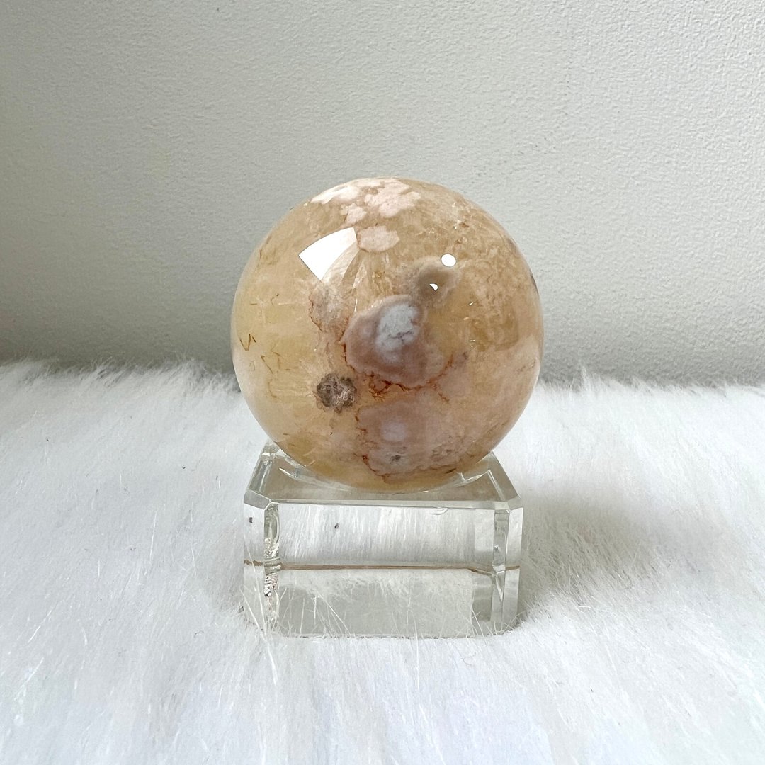 黄樱花玛瑙球 | 水晶 | 水晶球 | 水晶摆件 - 摆饰 - 水晶 多色