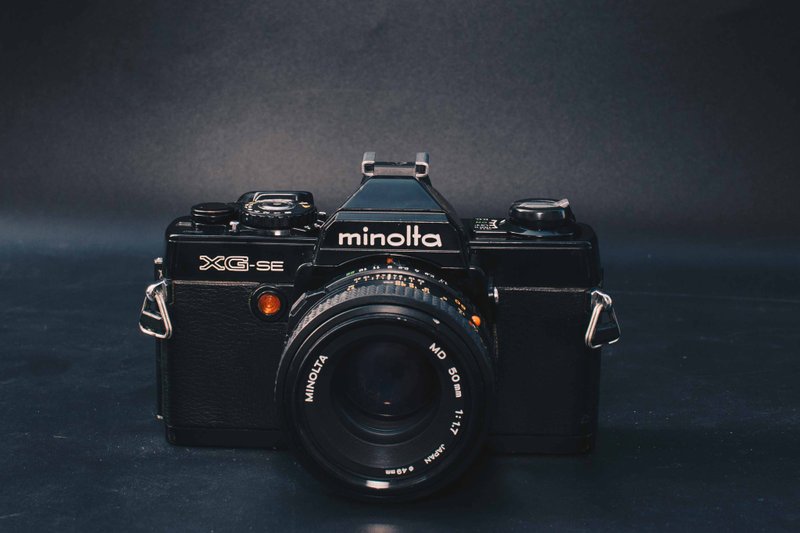 Minolta XG-SE+50mm f1.7 底片相機 - 相机 - 其他金属 黑色