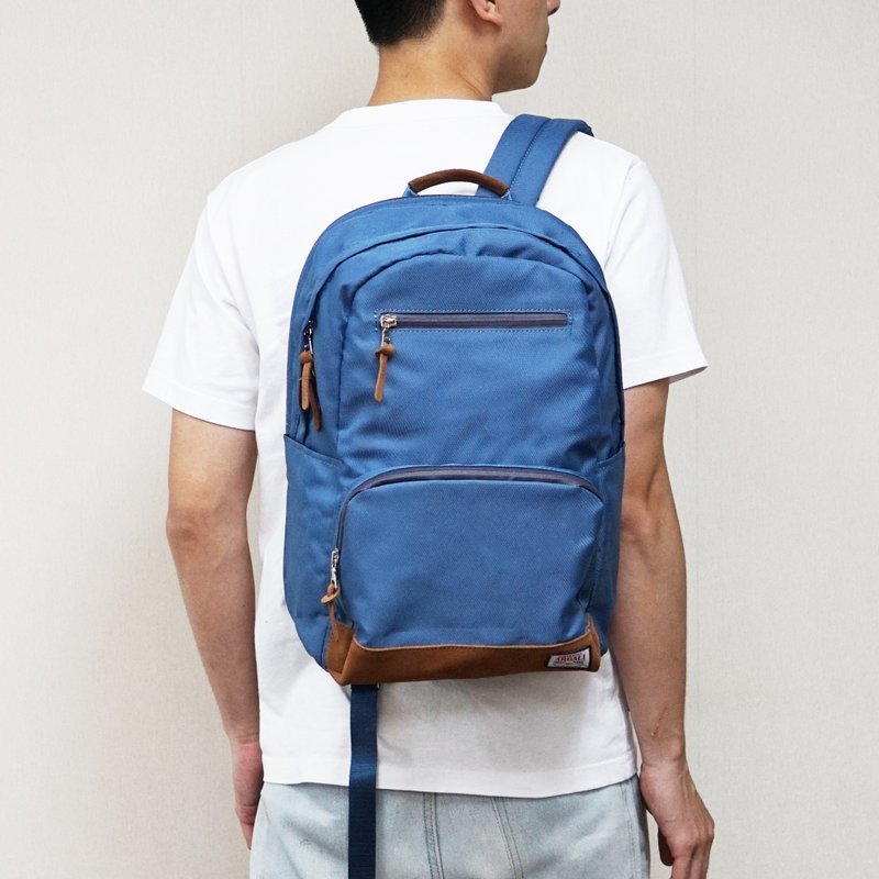 Argali 香港品牌 户外后背包 中性 大容量 实用 简约风 双肩包 YKK拉链 Fossa Backpack 天空蓝色 - 后背包/双肩包 - 其他材质 蓝色