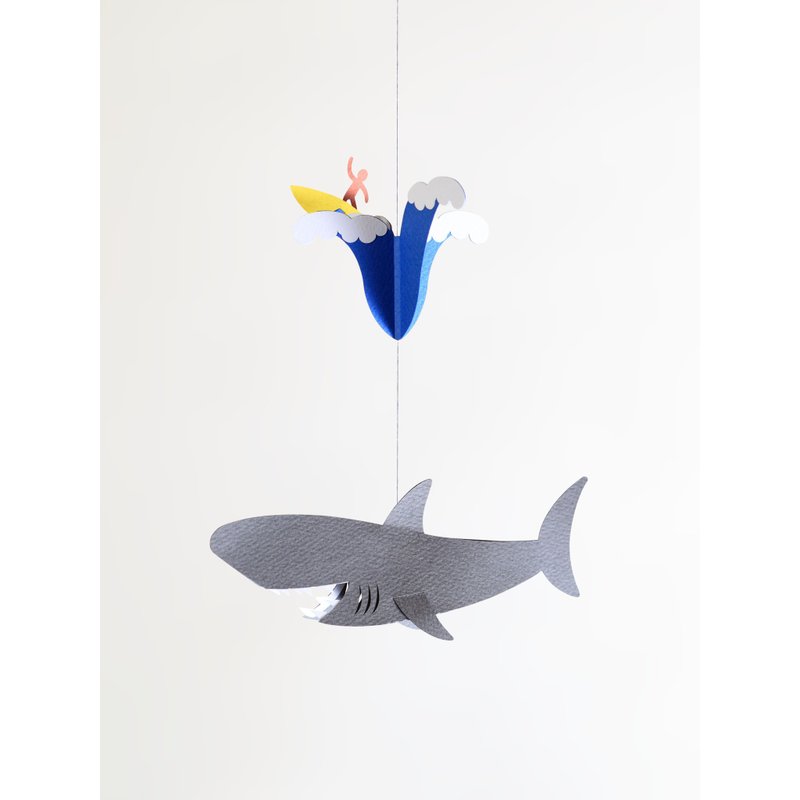 佩帕莫套件鲨鱼 006 - 木工/竹艺/纸艺 - 纸 灰色