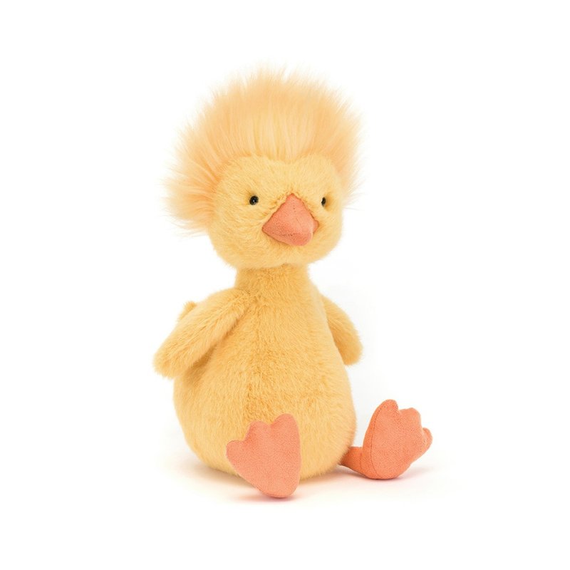 Dorit Duckling 炸毛小鸭/爆炸头小鸭 - 玩偶/公仔 - 聚酯纤维 黄色