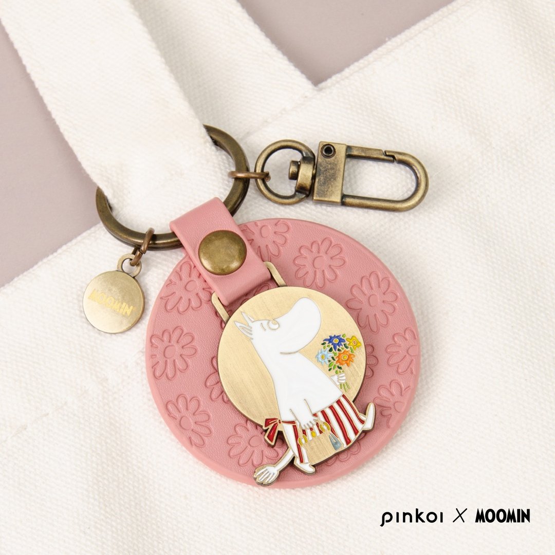【Pinkoi x Moomin】质感皮革钥匙圈 / 姆明妈妈 Moominmamma - 钥匙链/钥匙包 - 纸 