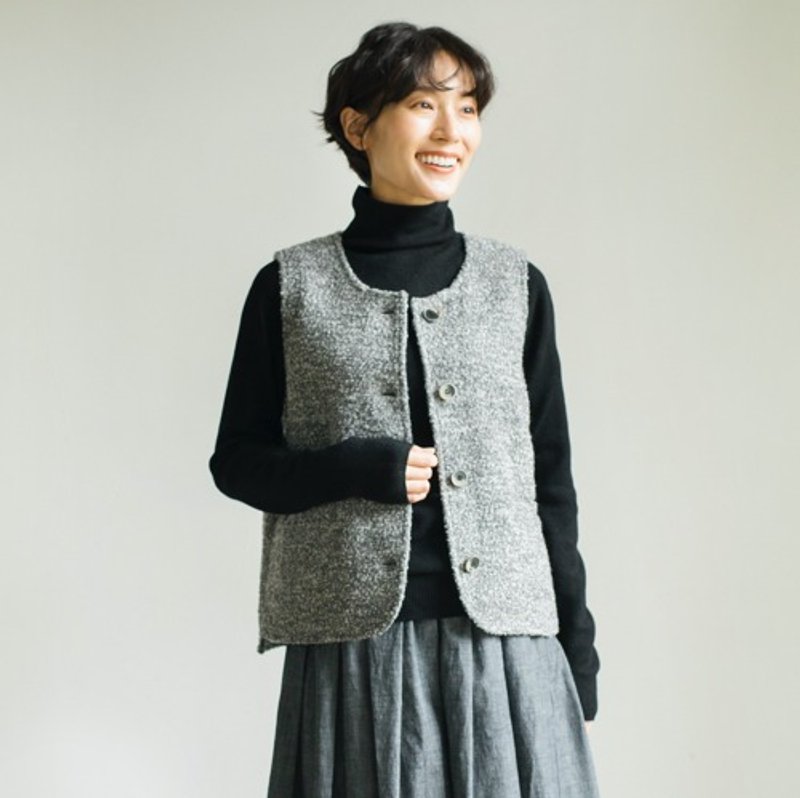 暖心绒毛背心衬里上衣 221105-1 - 女装上衣 - 其他材质 