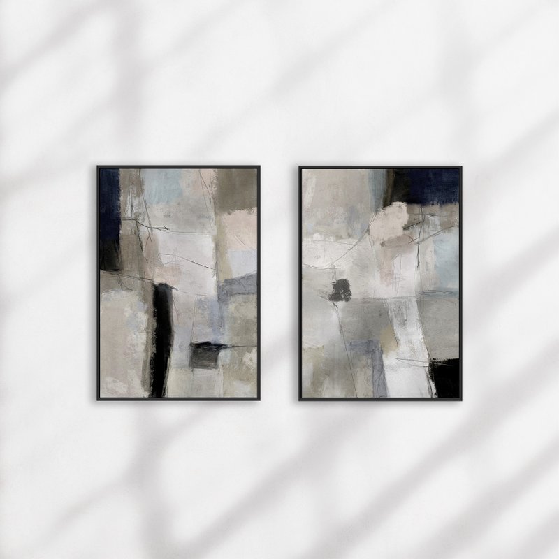 净域初白 | 艺术装饰画 | 挂画 | 抽象画 | 居家装饰 - 海报/装饰画/版画 - 木头 