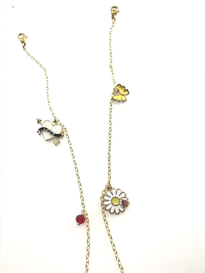 Ice cream mask holder - 挂绳/吊绳 - 贵金属 多色