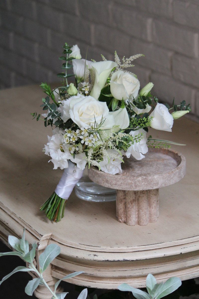 【韩系捧花】鲜花捧花/婚礼捧花/婚礼周边/居家布置 - 干燥花/捧花 - 植物．花 白色