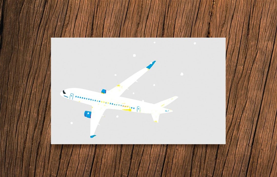 1号✈明信片 - 卡片/明信片 - 纸 