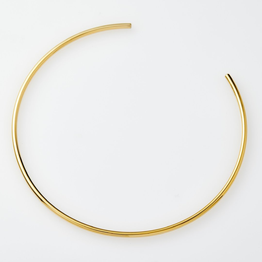 Simple choker - 项链 - 铜/黄铜 金色