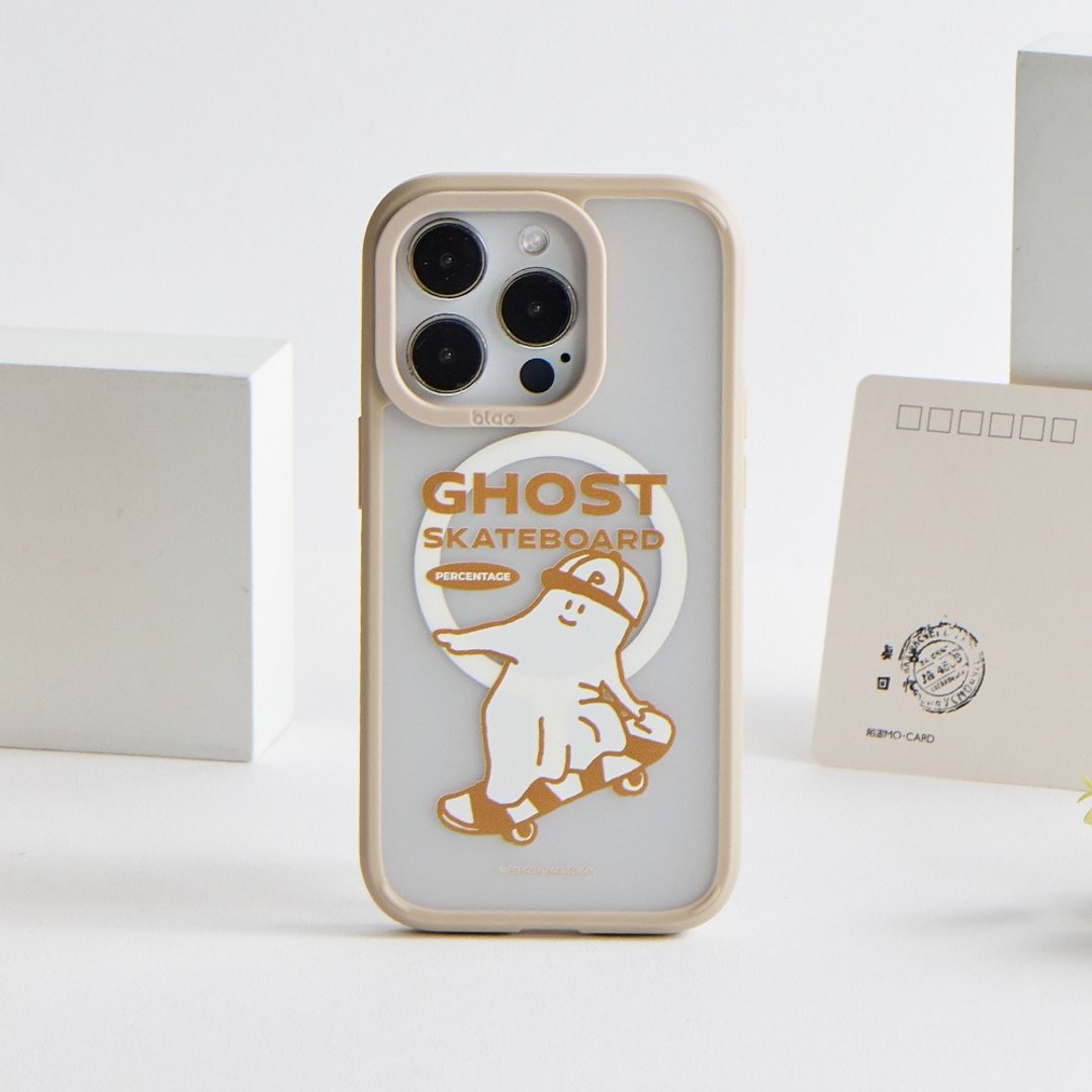 Percentage滑板极光雾透MagSafe iPhone手机壳 - 手机壳/手机套 - 塑料 多色