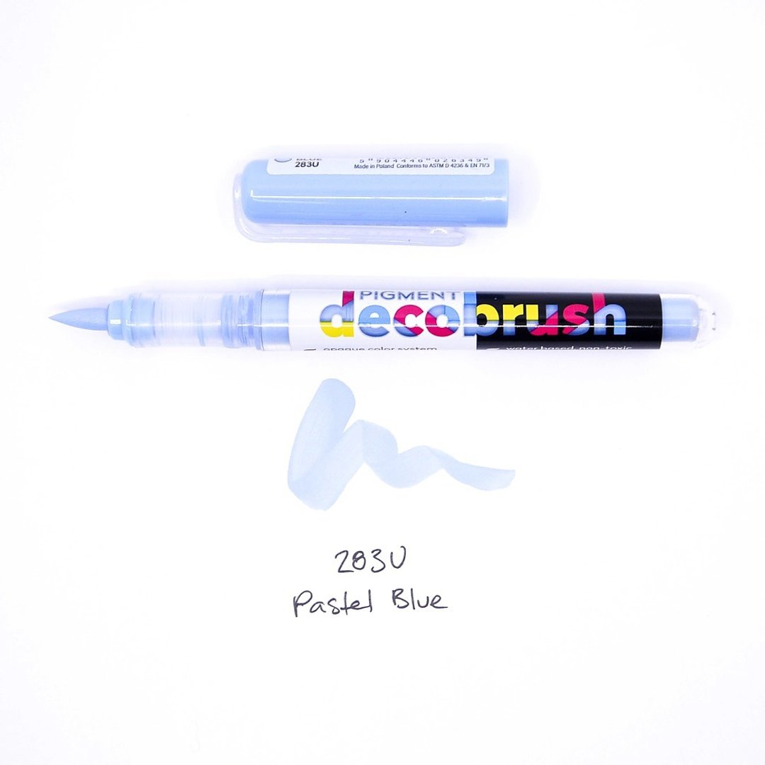 粉蓝 283U - 软头塑胶彩笔 DecoBrush Pigment - 其他书写用品 - 塑料 蓝色