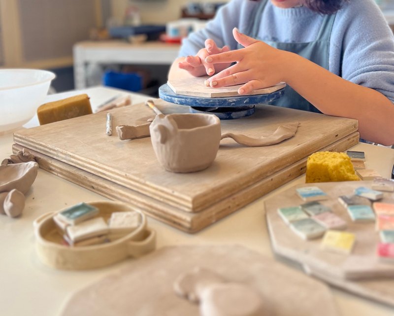 手捏陶 陶作体验 自由创作课   下单前请先私讯 确认上课时间 - 陶艺 - 陶 