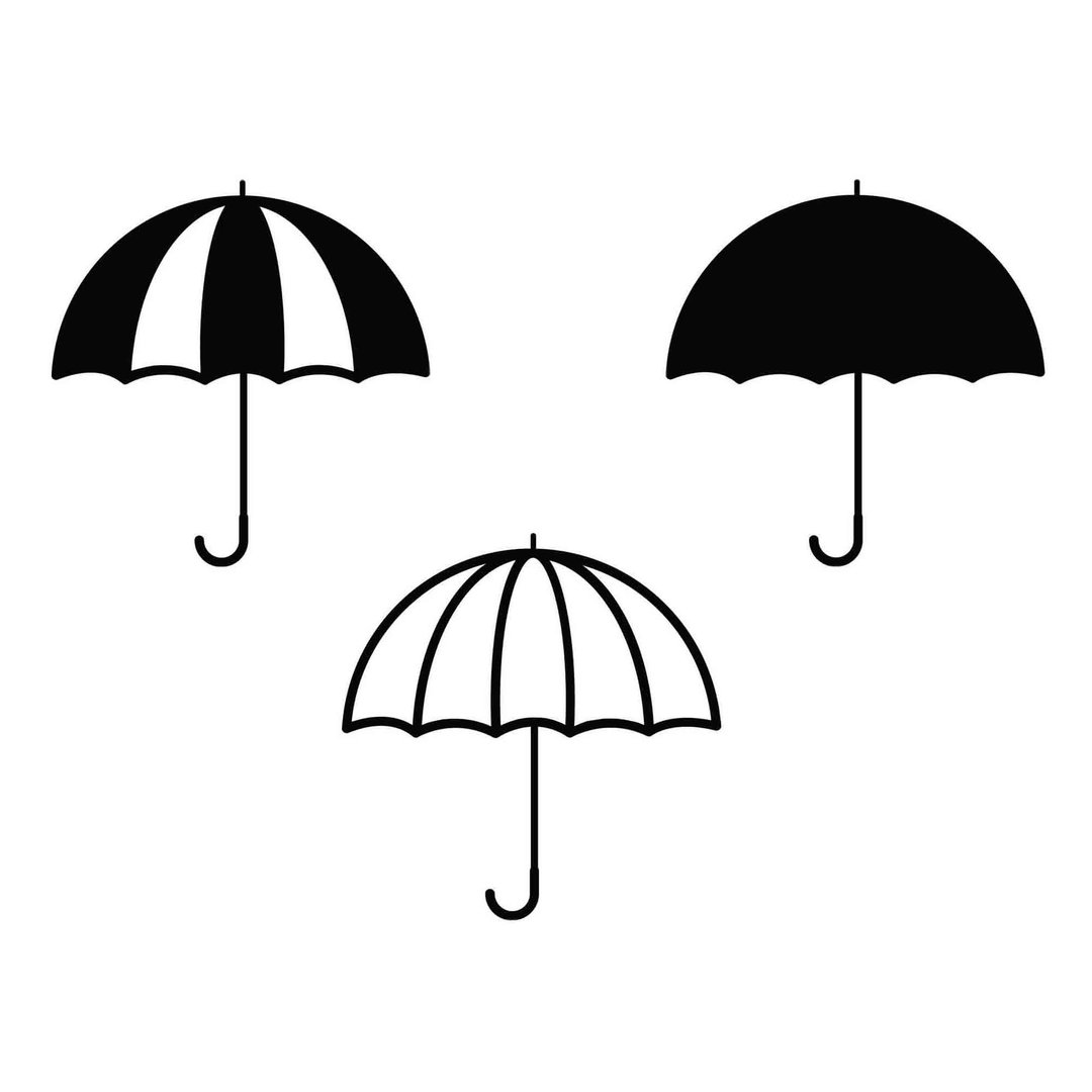 Umbrella svg, umbrella template, umbrella eps, umbrella png, umbrella laser cut - 图文模板设计 - 其他材质 