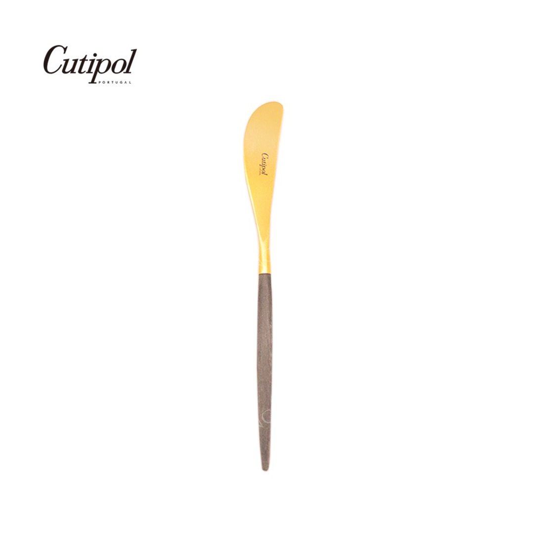 葡萄牙 Cutipol | GOA /  灰金 奶油刀 - 餐刀/叉/匙组合 - 不锈钢 灰色