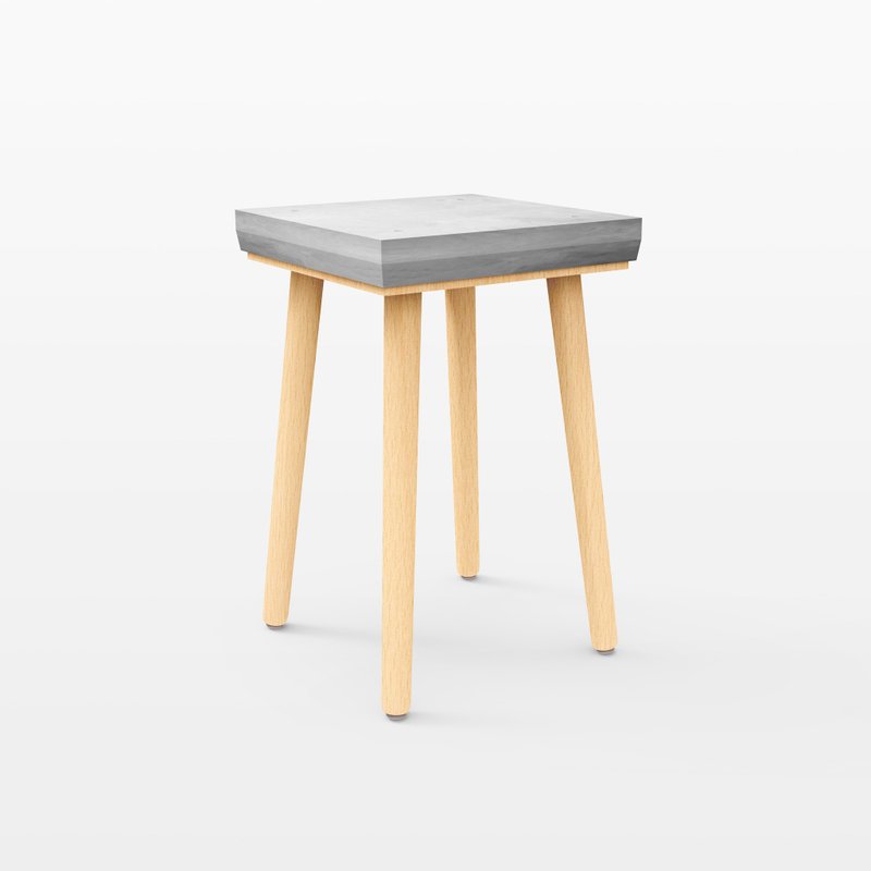 软水泥单椅: 矮个子休闲椅 / CELEMENT CHAIR: SHORTER - 其他家具 - 其他材质 灰色