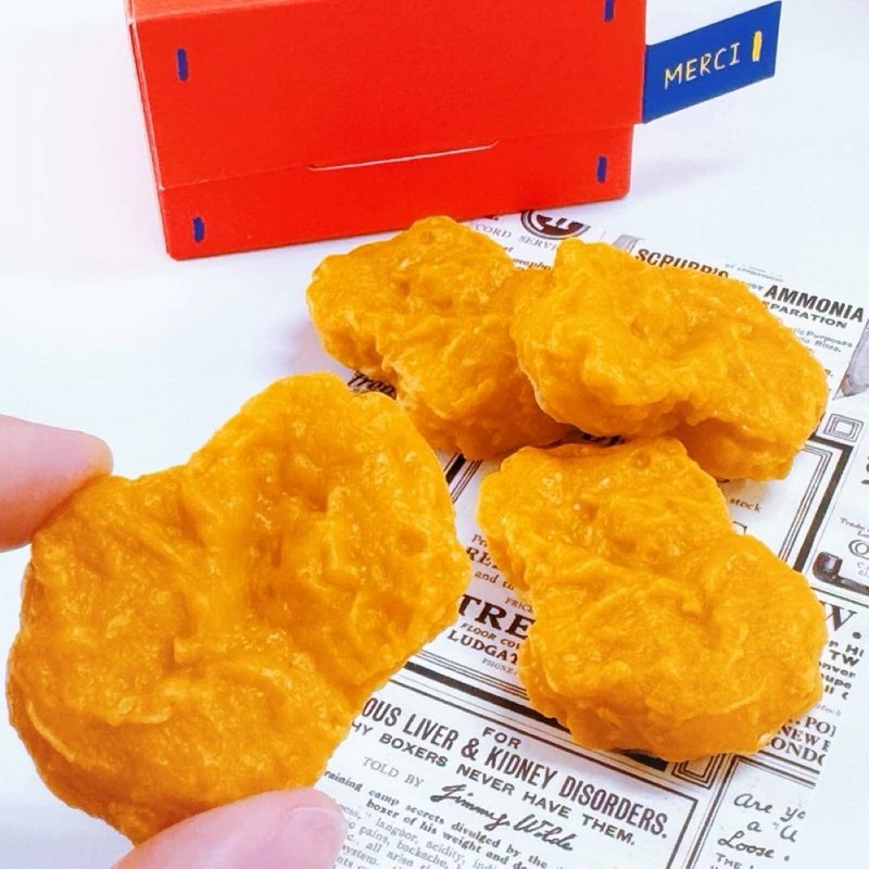 炸鸡块造型手工皂 仿真造型手工皂 - 肥皂/手工皂 - 其他材质 