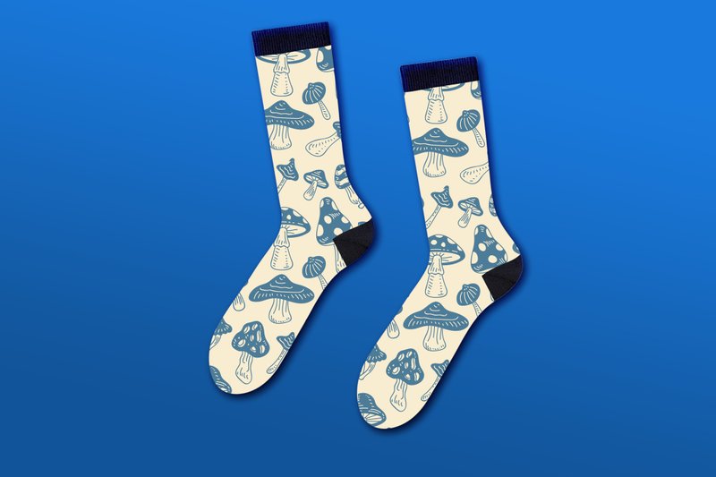 田园袜子 - 袜子 - 棉．麻 绿色