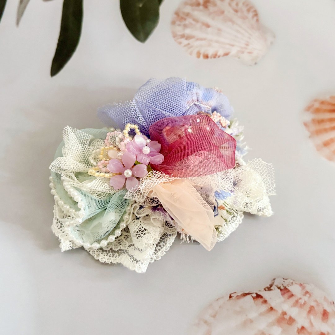 手工拼接 / 串珠发夹 BB夹 浏海夹 手工发饰 - 发饰 - 其他材质 多色