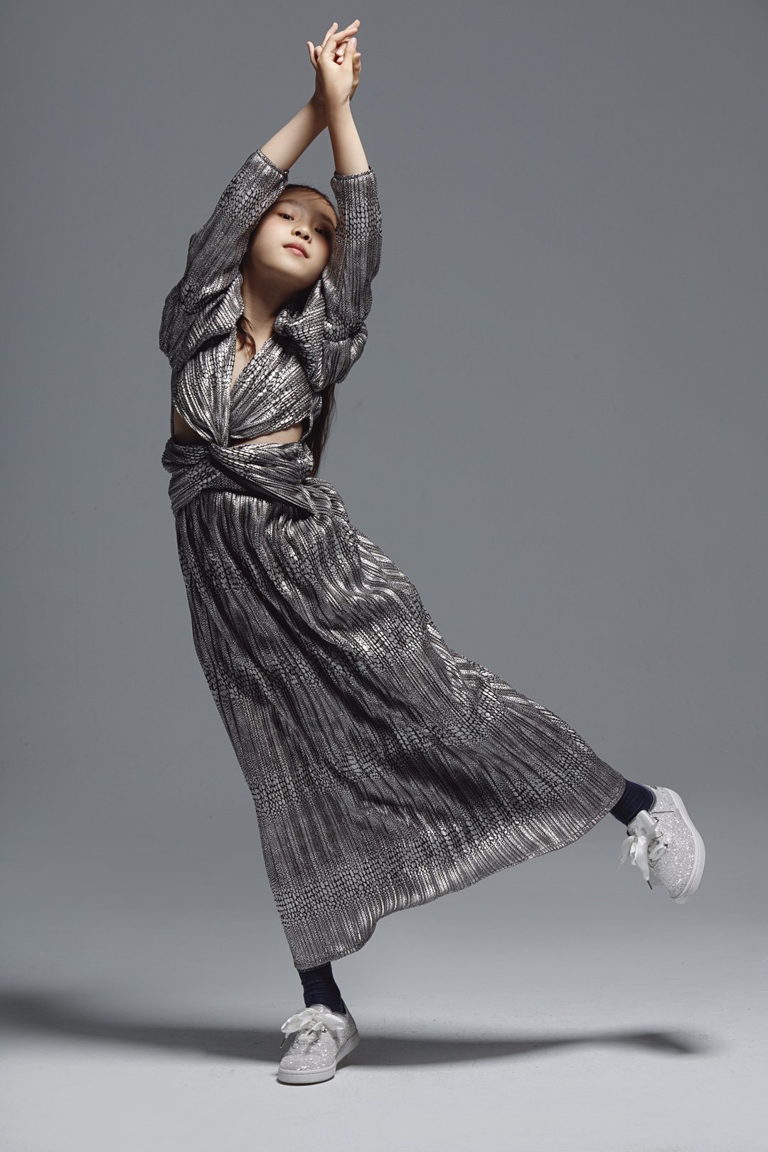 Cut Out Side Pleated Dress / 2021 - 晚装/礼服 - 其他材质 